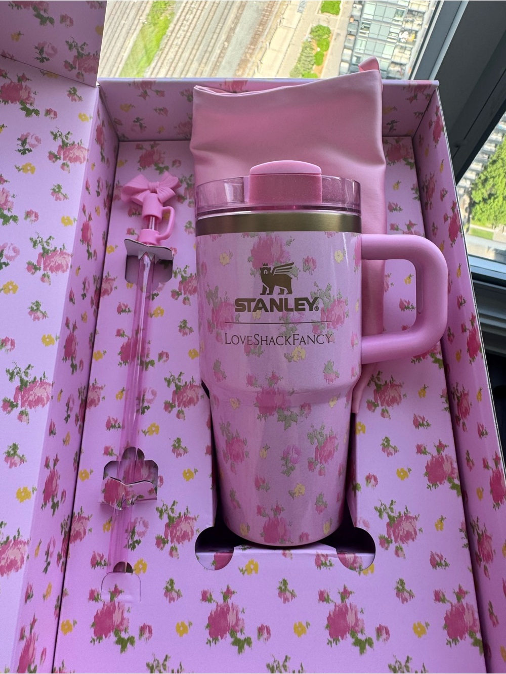 new Loveshackfancy Stanley 20oz Tumbler